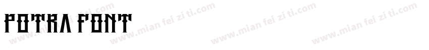 Potra Font字体转换